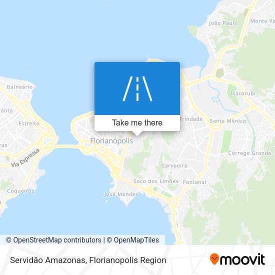 Servidão Amazonas map