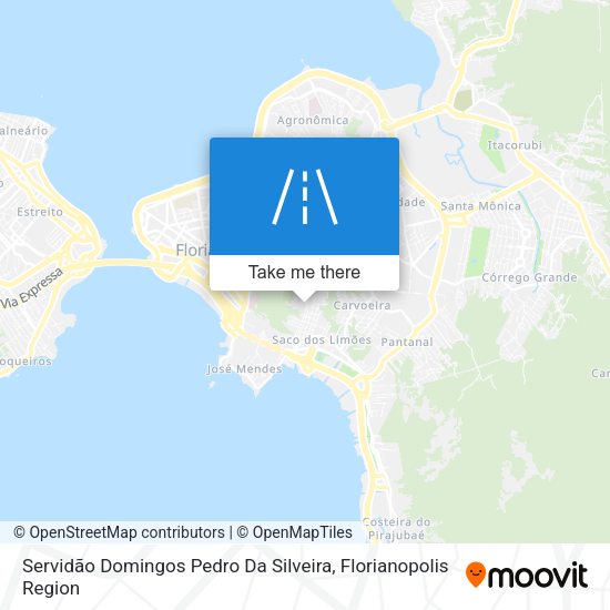 Servidão Domingos Pedro Da Silveira map