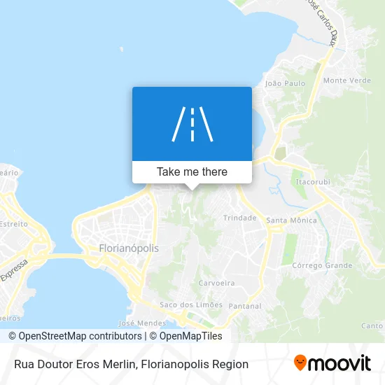 Rua Doutor Eros Merlin map