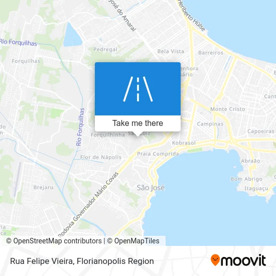 Rua Felipe Vieira map