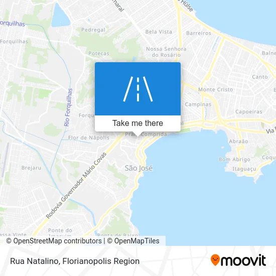 Rua Natalino map
