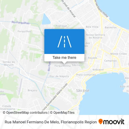 Rua Manoel Fermiano De Melo map