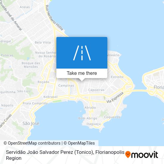 Servidão João Salvador Perez (Tonico) map