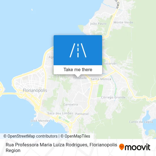 Rua Professora Maria Luíza Rodrigues map