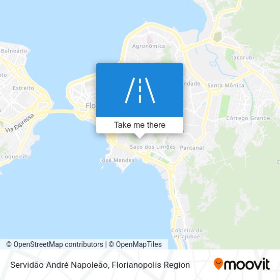 Servidão André Napoleão map