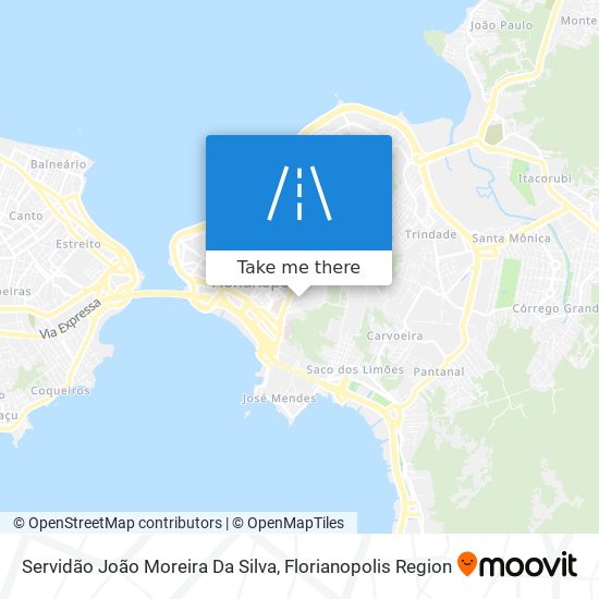 Servidão João Moreira Da Silva map