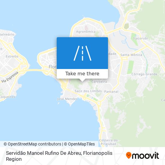 Mapa Servidão Manoel Rufino De Abreu