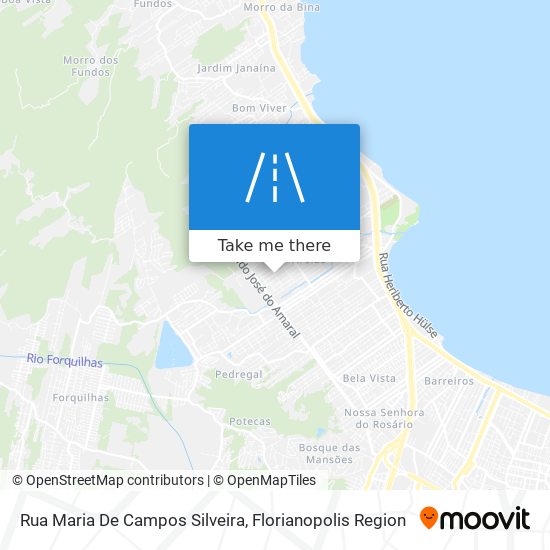 Mapa Rua Maria De Campos Silveira