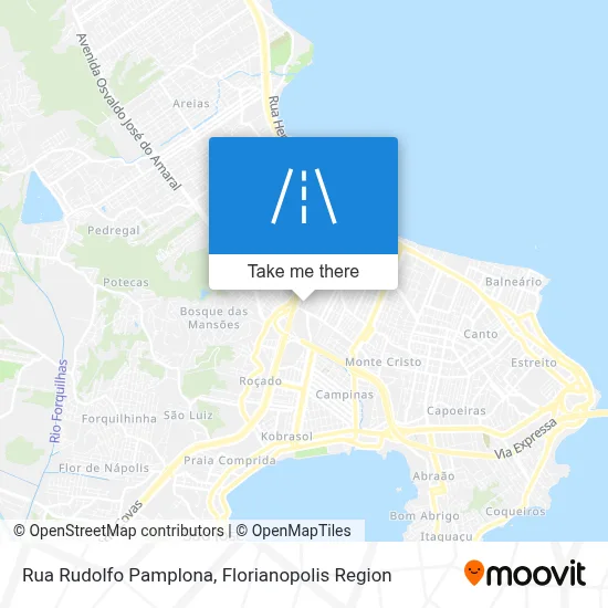 Rua Rudolfo Pamplona map