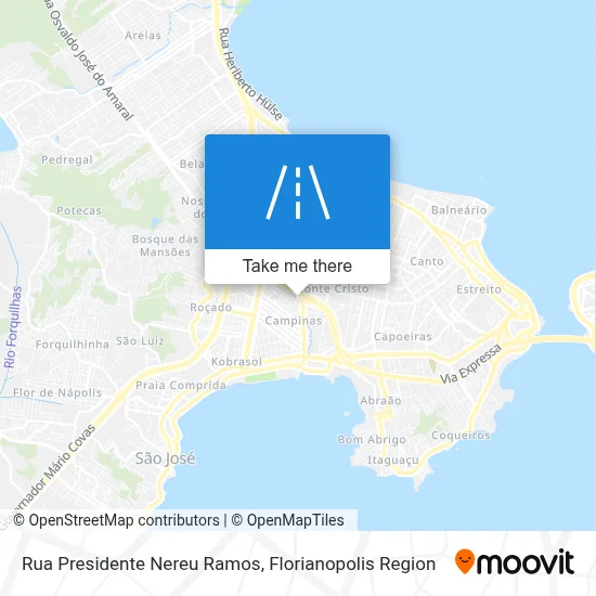 Rua Presidente Nereu Ramos map