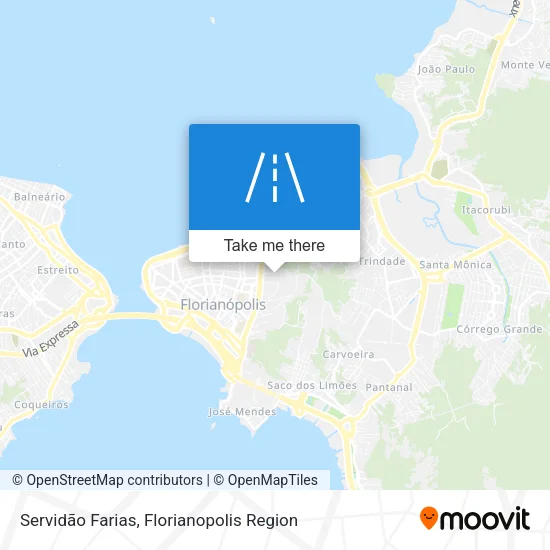 Servidão Farias map