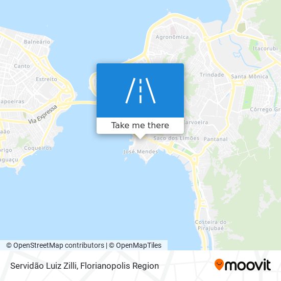 Servidão Luiz Zilli map