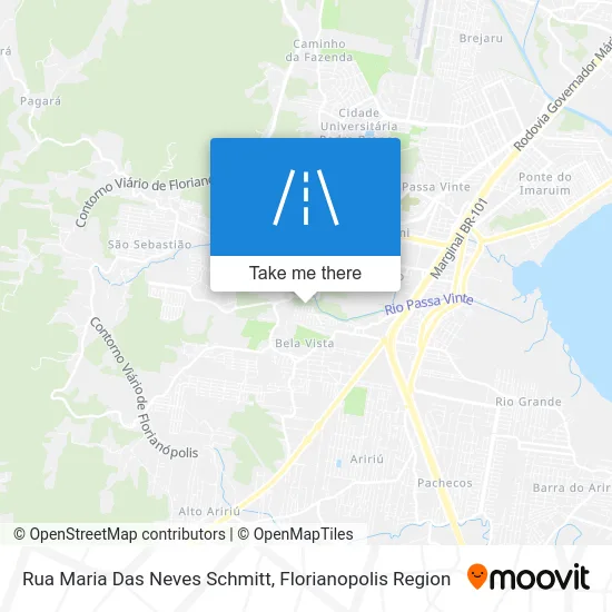 Rua Maria Das Neves Schmitt map