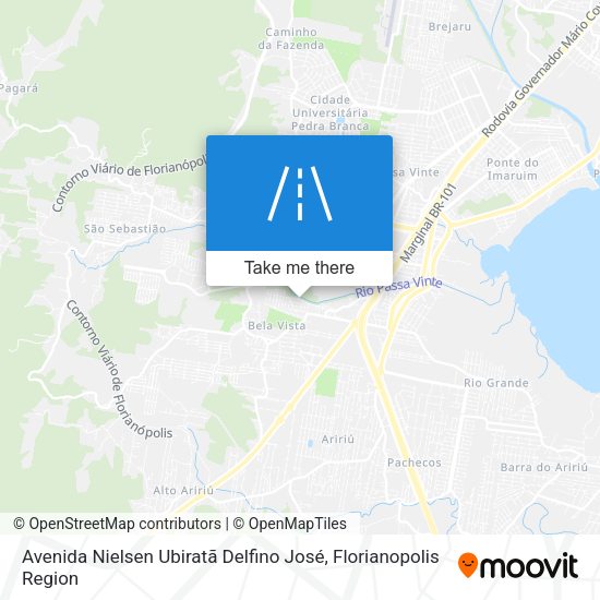 Avenida Nielsen Ubiratã Delfino José map