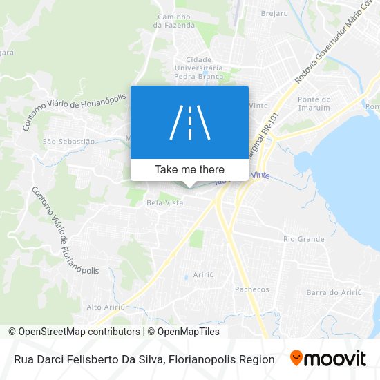 Rua Darci Felisberto Da Silva map