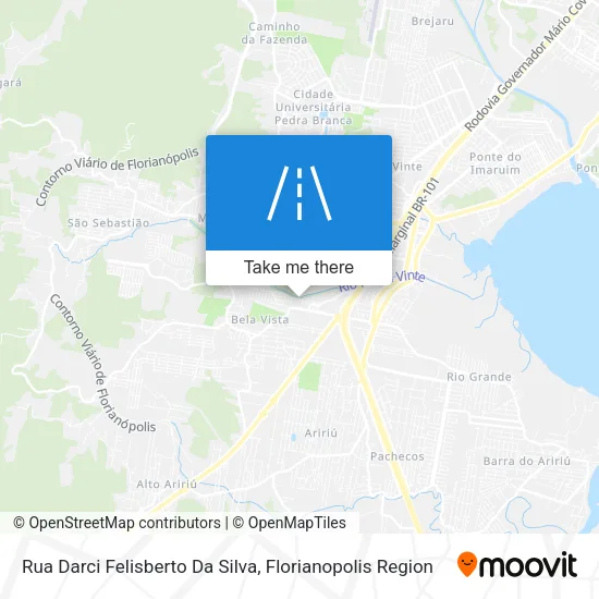 Rua Darci Felisberto Da Silva map