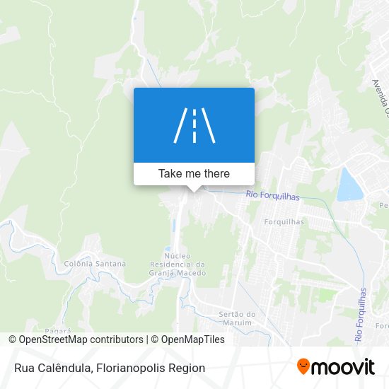 Rua Calêndula map