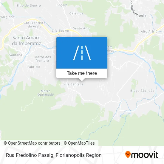 Rua Fredolino Passig map