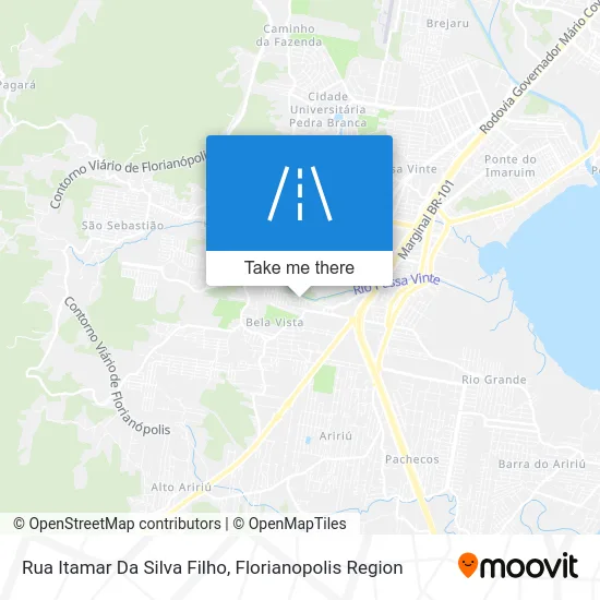 Rua Itamar Da Silva Filho map