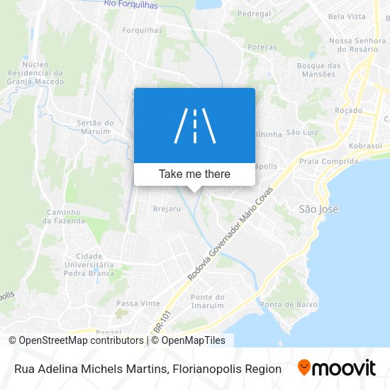 Rua Adelina Michels Martins map