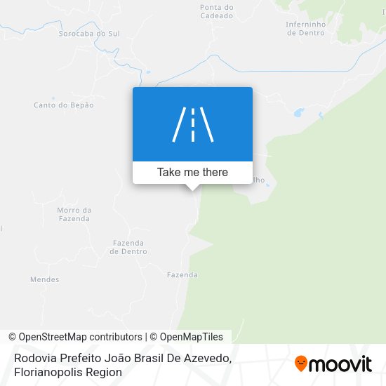 Rodovia Prefeito João Brasil De Azevedo map