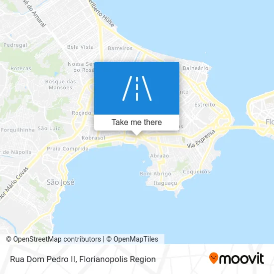 Rua Dom Pedro II map