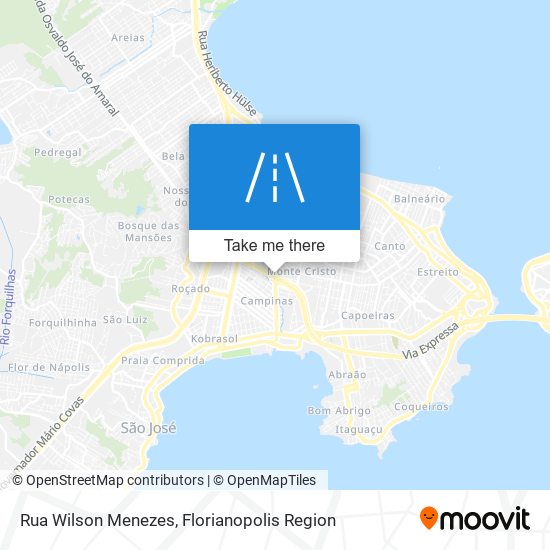 Mapa Rua Wilson Menezes