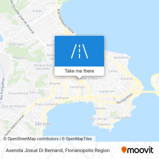 Avenida Josué Di Bernardi map