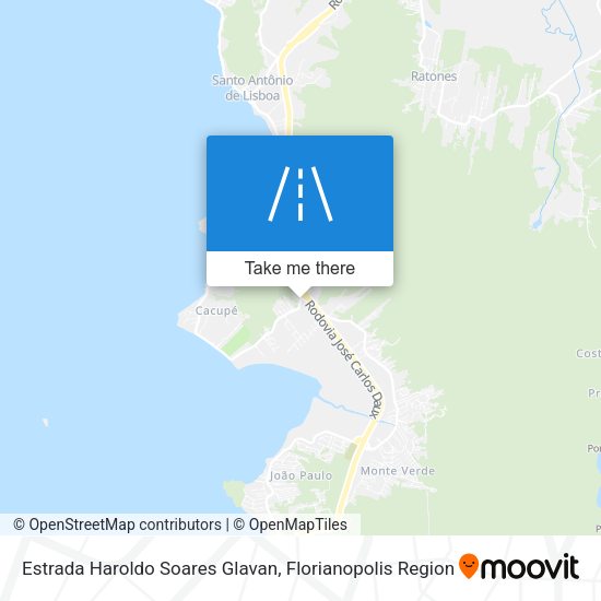 Estrada Haroldo Soares Glavan map