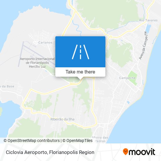 Ciclovia Aeroporto map