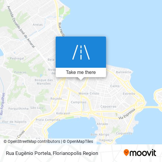 Mapa Rua Eugênio Portela