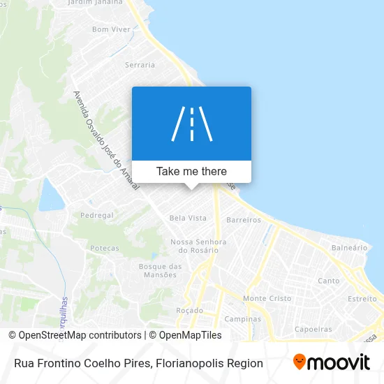 Rua Frontino Coelho Pires map