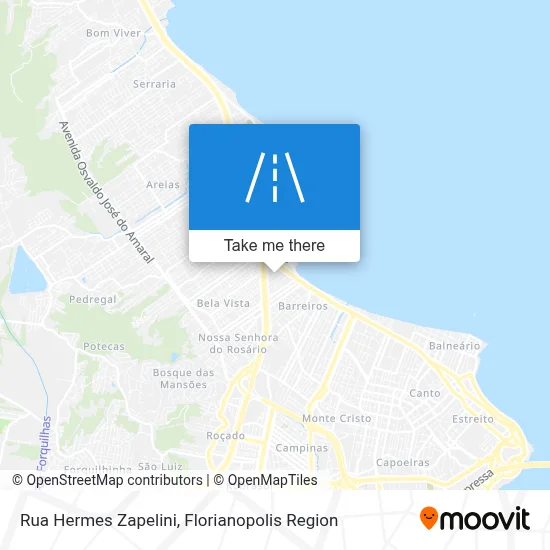 Rua Hermes Zapelini map