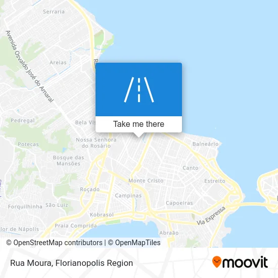 Rua Moura map