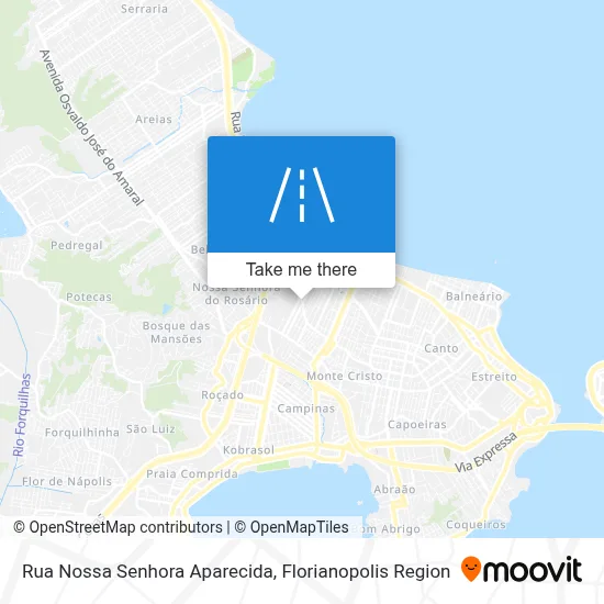 Rua Nossa Senhora Aparecida map