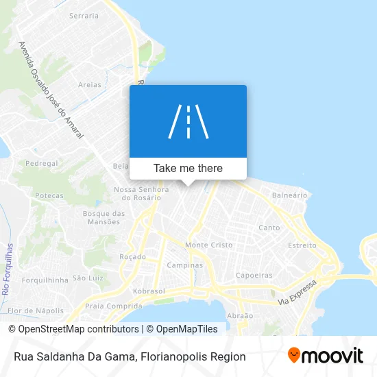 Rua Saldanha Da Gama map