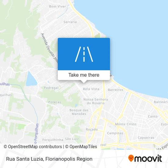 Rua Santa Luzia map