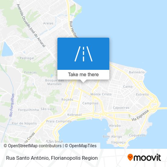 Rua Santo Antônio map