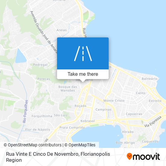 Rua Vinte E Cinco De Novembro map