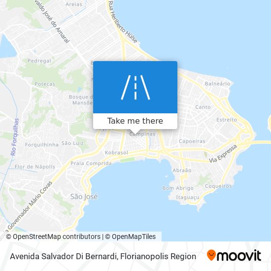 Mapa Avenida Salvador Di Bernardi