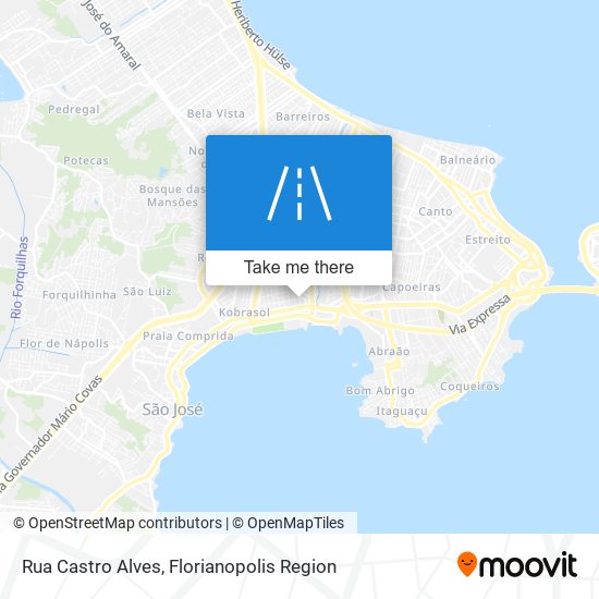 Rua Castro Alves map