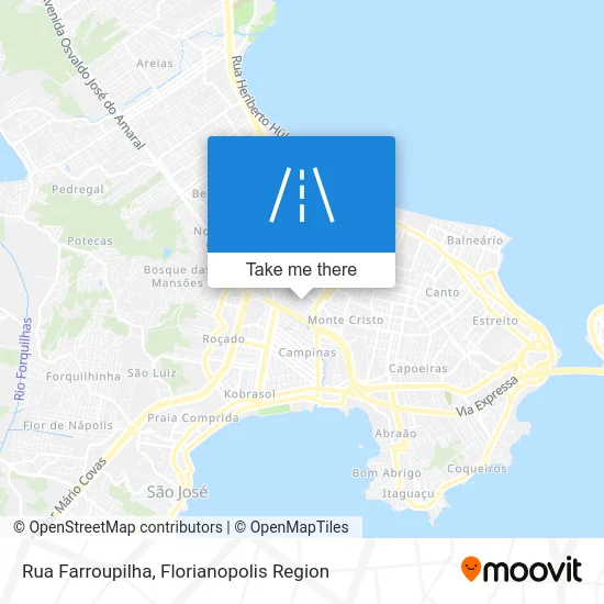 Rua Farroupilha map