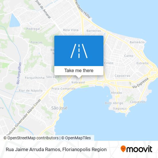 Mapa Rua Jaime Arruda Ramos