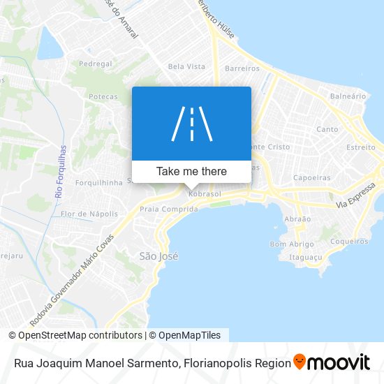 Mapa Rua Joaquim Manoel Sarmento