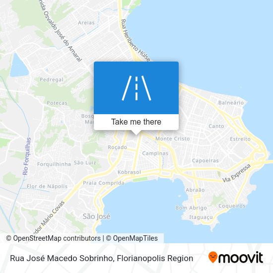 Rua José Macedo Sobrinho map