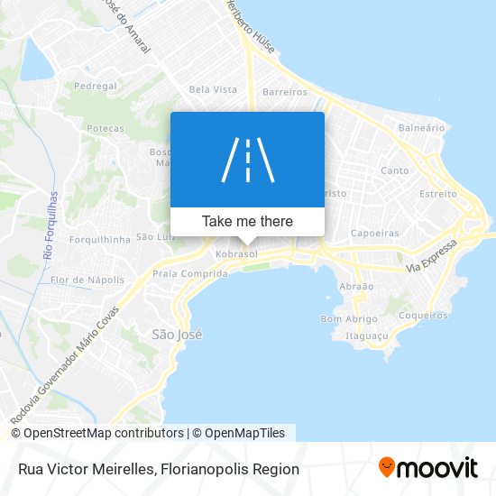 Mapa Rua Victor Meirelles