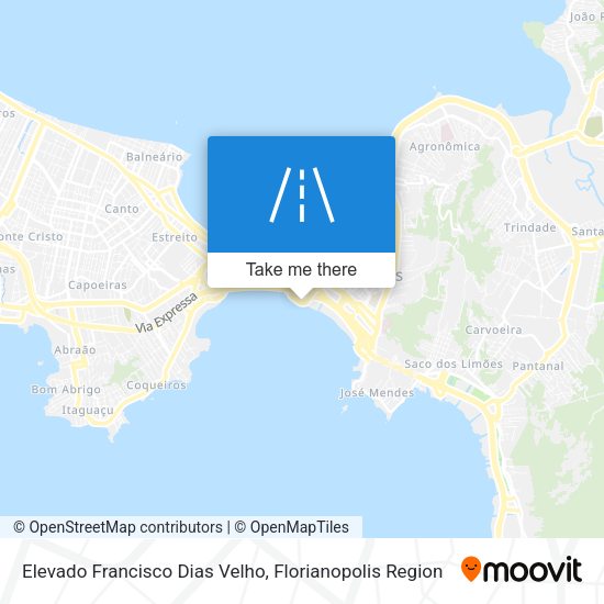 Elevado Francisco Dias Velho map