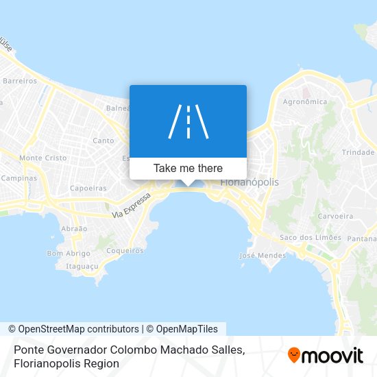 Ponte Governador Colombo Machado Salles map