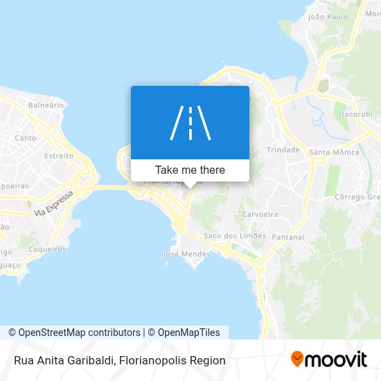 Rua Anita Garibaldi map