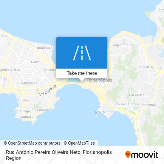 Rua Antônio Pereira Oliveira Neto map